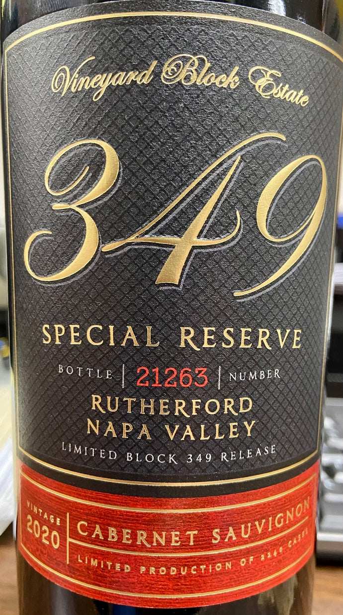 Vineyard Block 349 Cab. Sauv. 