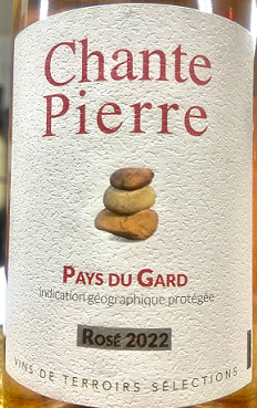 Chante Pierre 2022 Rosé  (Pays Du Garde, France)