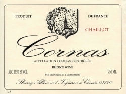 Thierry Allemand 2018 Cornas 
