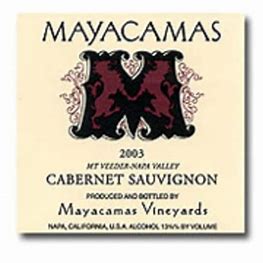 Mayacamas 2003 Cabernet Sauvignon (Mt. Veeder, Napa)
